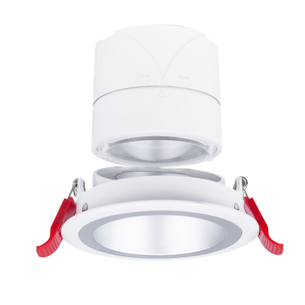 Recessed LED Downlight 15W CRI>90: customizable beam and adjustable body